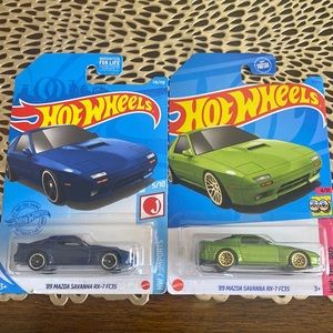 Hot Wheels 1989 Mazda RX7 FC35 Bundle